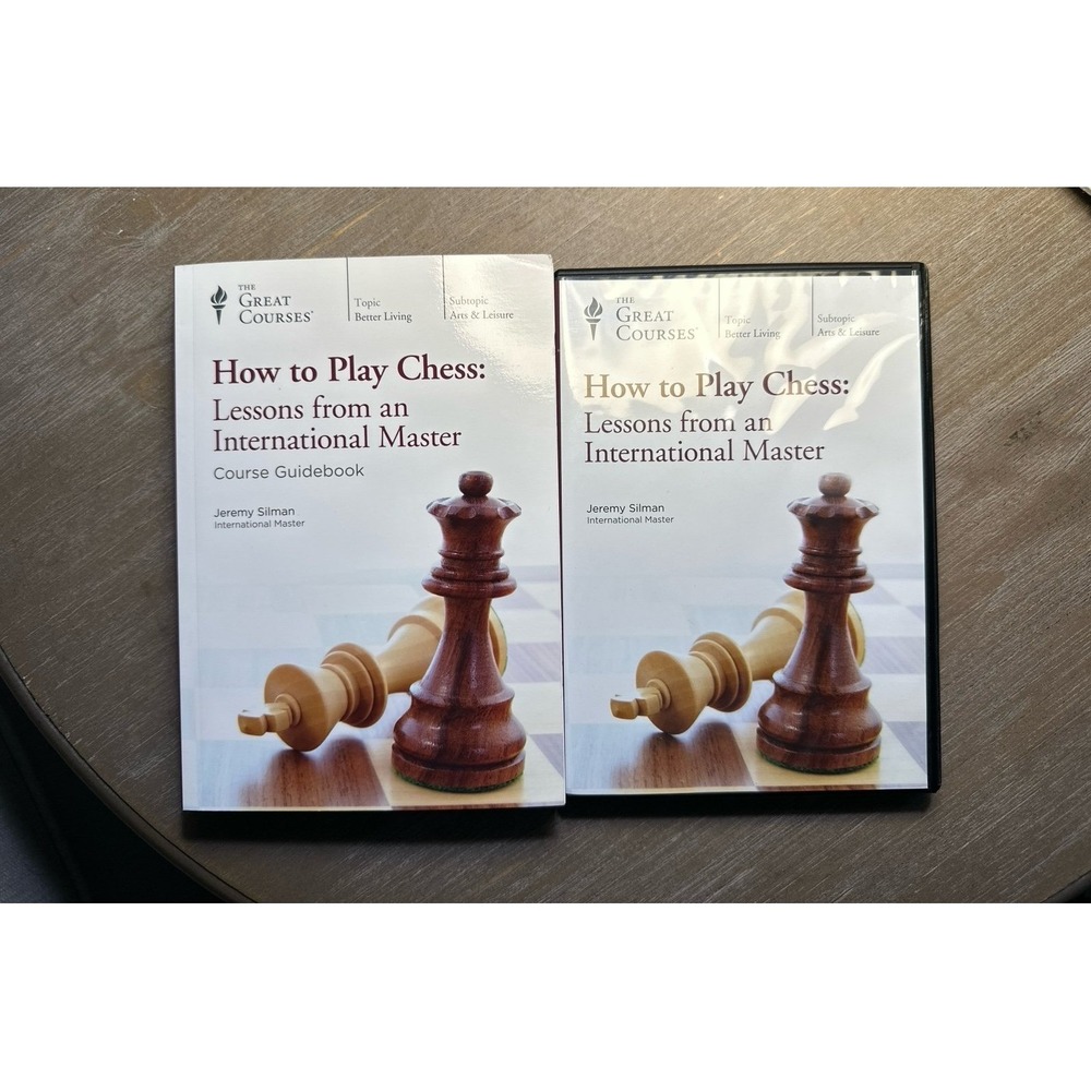 How to Play Chess: Lessons from an International Master Great Courses 4 DVD/Book
